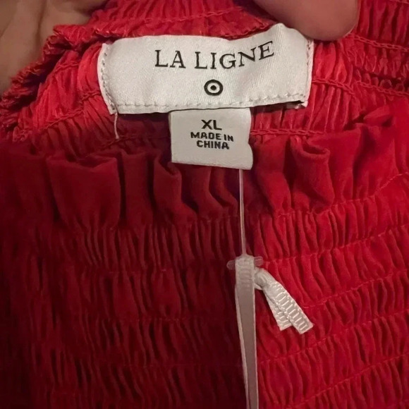 La Ligne X Target Women's Smocked Bodice Midi Dress with Pockets Size XL Nwt - Picture 5 of 6